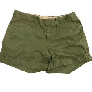 Banana Republic olive green cargo stretch shorts